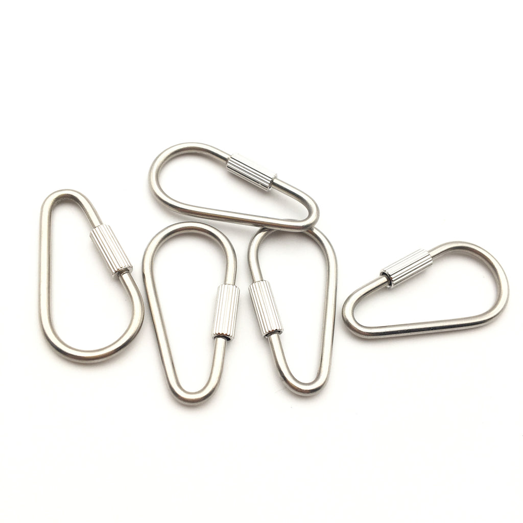 Shuokecrafts Factory Price High Quality Metal Pear Shaped Quick Link Screw Hook