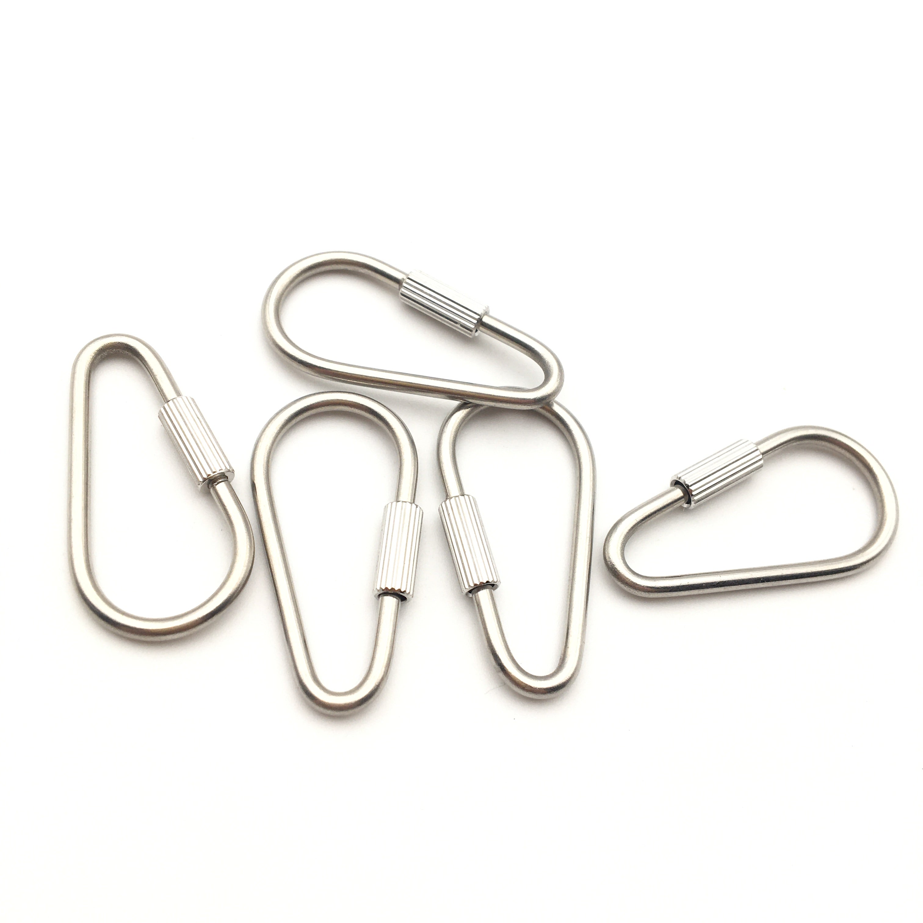 Shuokecrafts Factory Price High Quality Metal Pear Shaped Quick Link Screw Hook