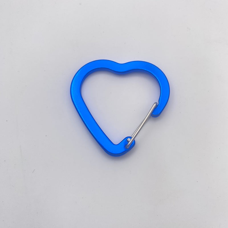 Wholesale Heart Shape Wire Gate Carabiner-Multiple Colors Available in Stock