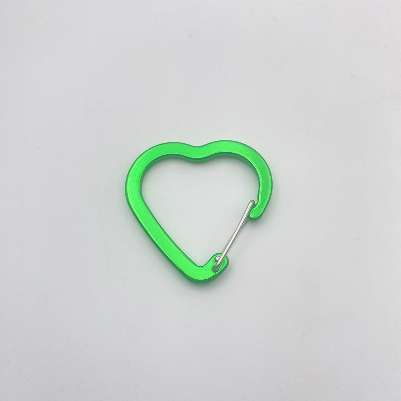 Wholesale Heart Shape Wire Gate Carabiner-Multiple Colors Available in Stock