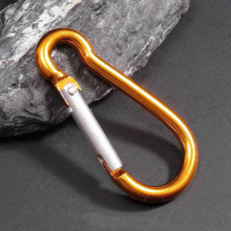 Shuokecrafts Gourd Shape Aluminum Metal Steel Keychain Hook Carabiner
