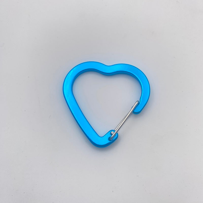 Wholesale Heart Shape Wire Gate Carabiner-Multiple Colors Available in Stock