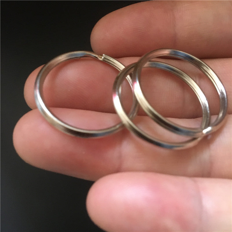 Shuokecrafts Metal Round Corner Keyring