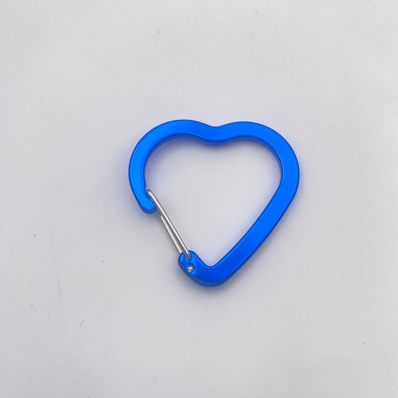Wholesale Heart Shape Wire Gate Carabiner-Multiple Colors Available in Stock