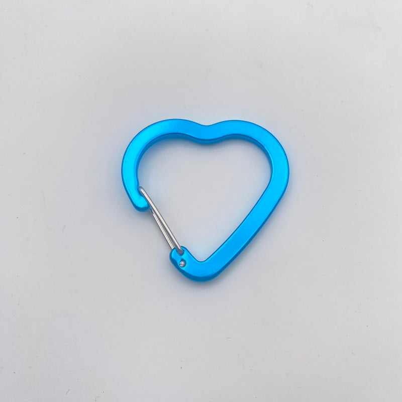 Wholesale Heart Shape Wire Gate Carabiner-Multiple Colors Available in Stock