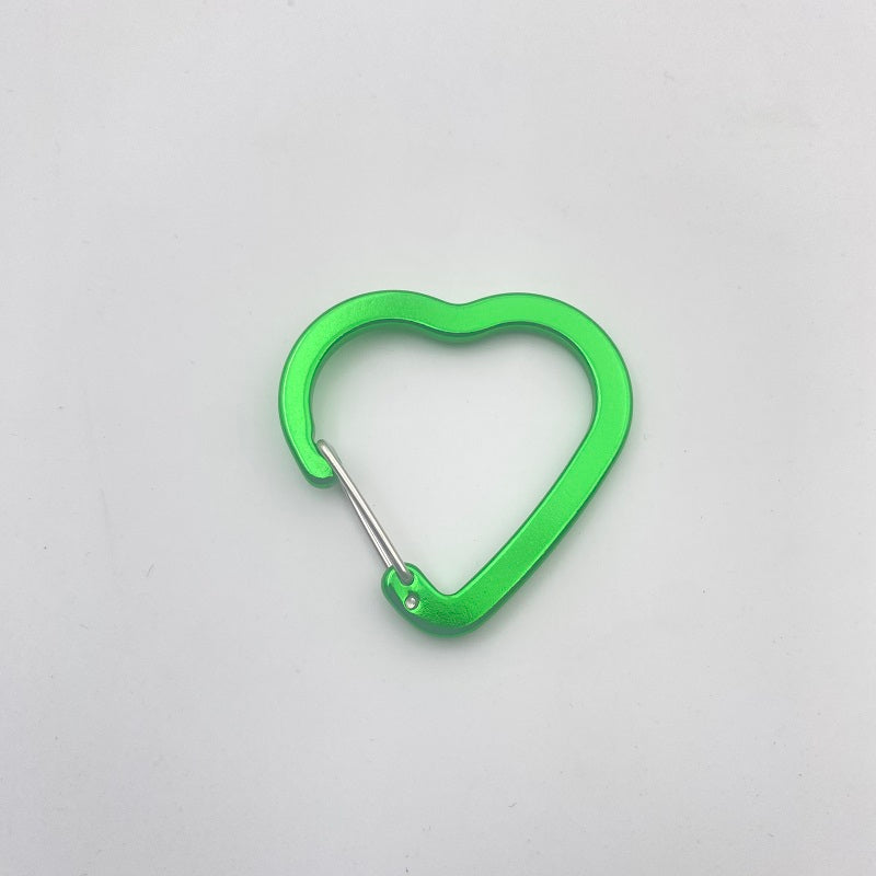 Wholesale Heart Shape Wire Gate Carabiner-Multiple Colors Available in Stock
