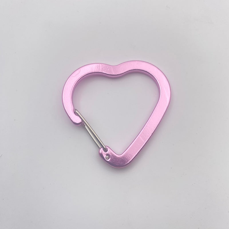 Wholesale Heart Shape Wire Gate Carabiner-Multiple Colors Available in Stock