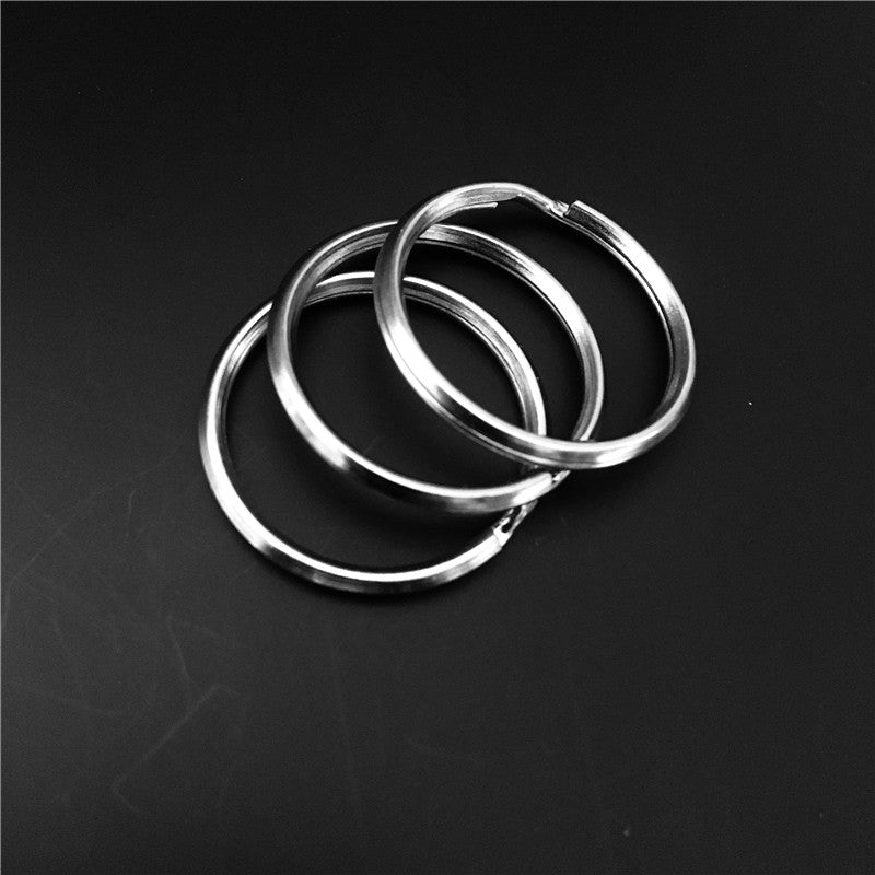 Shuokecrafts Metal Round Corner Keyring