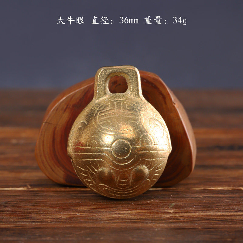 Shuokecrafts Yiwu International Trade City supplies multiple sizes of high-quality tiger head copper bell opening bells