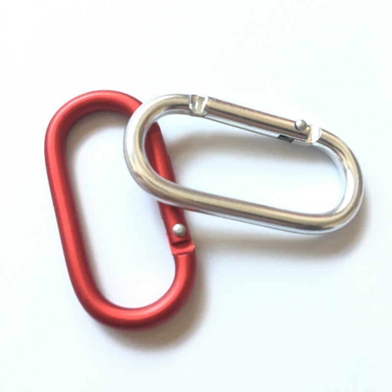 Shuokecrafts 5cm Oval Shape Aluminum Carabiner