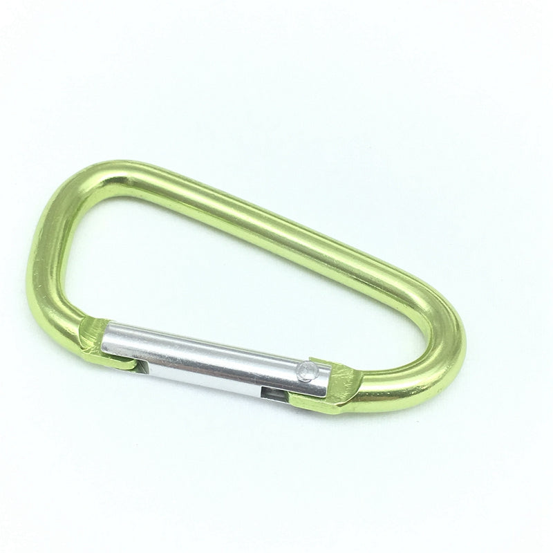 Shuokecrafts D-Ring Aluminum Metal Steel Keychain Hook Karabiner Carabiner