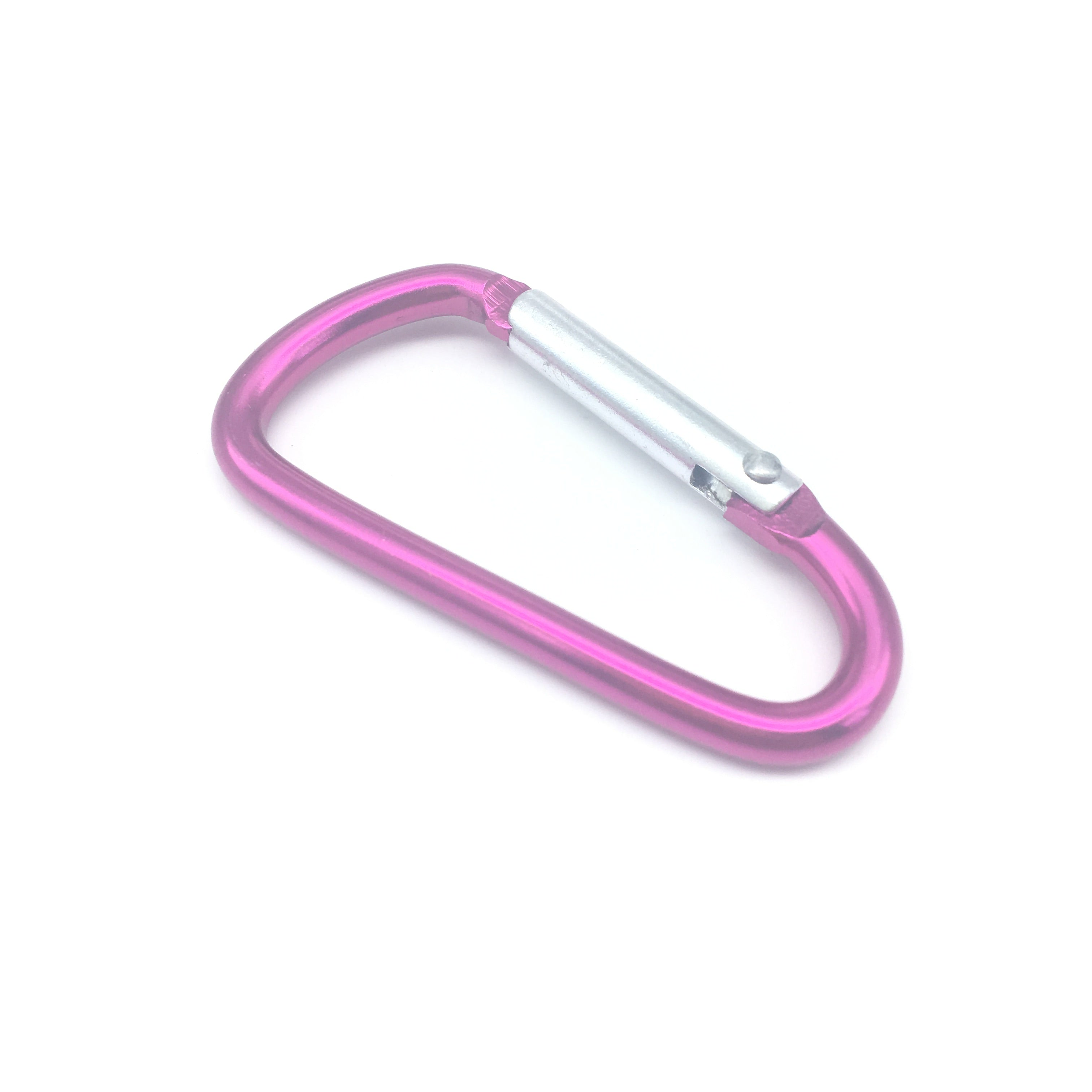 Shuokecrafts D-Ring Aluminum Metal Steel Keychain Hook Karabiner Carabiner