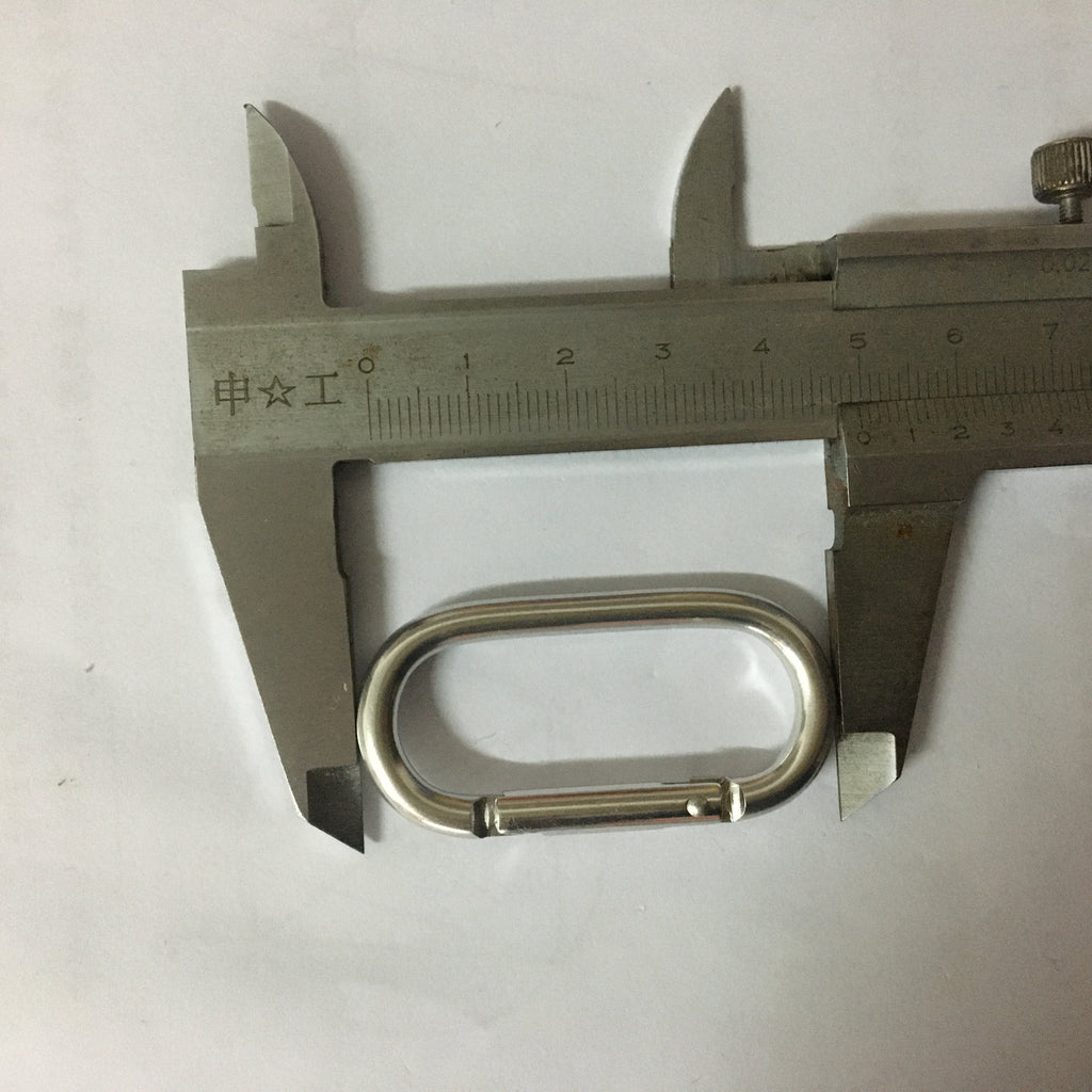 Shuokecrafts 5cm Oval Shape Aluminum Carabiner