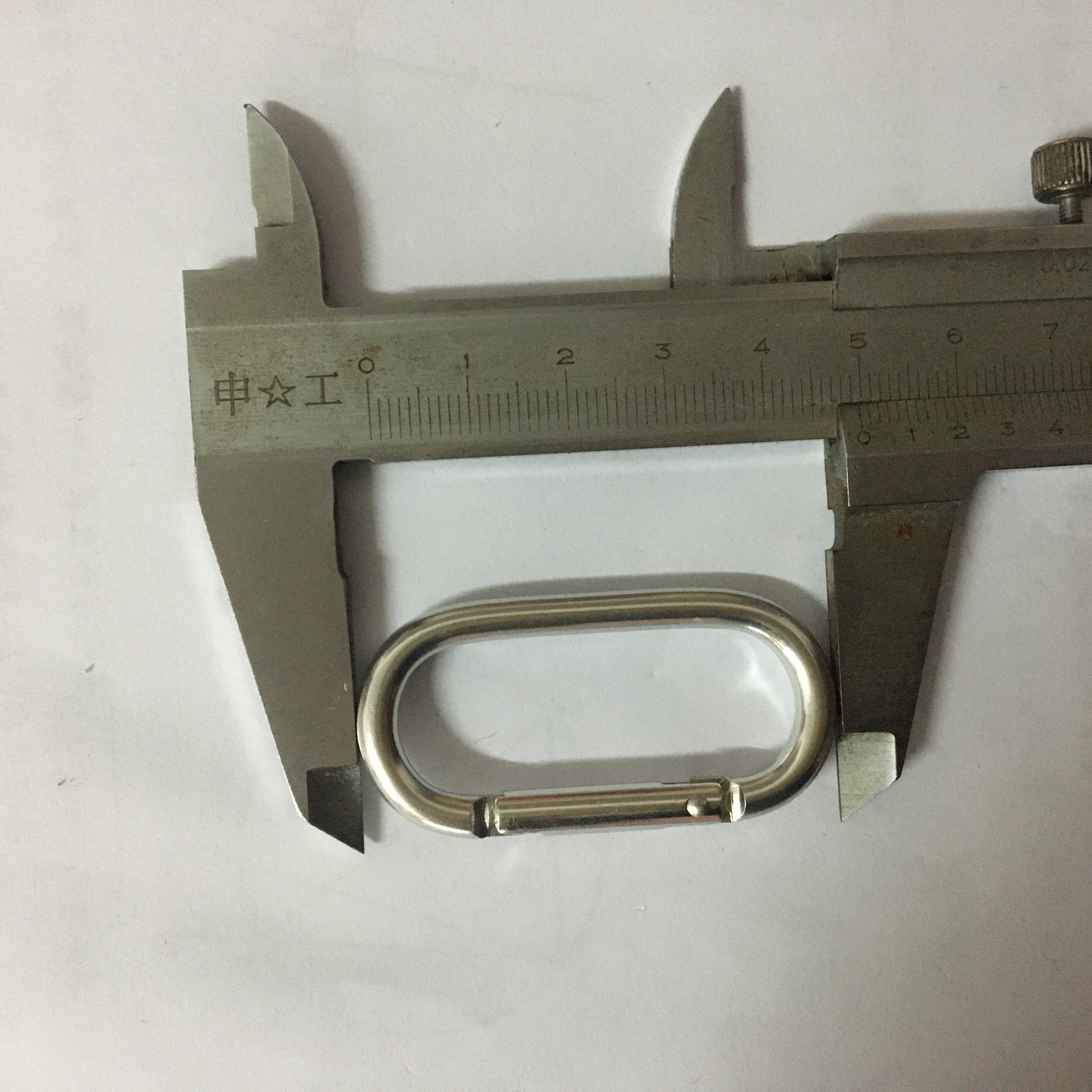 Shuokecrafts 5cm Oval Shape Aluminum Carabiner