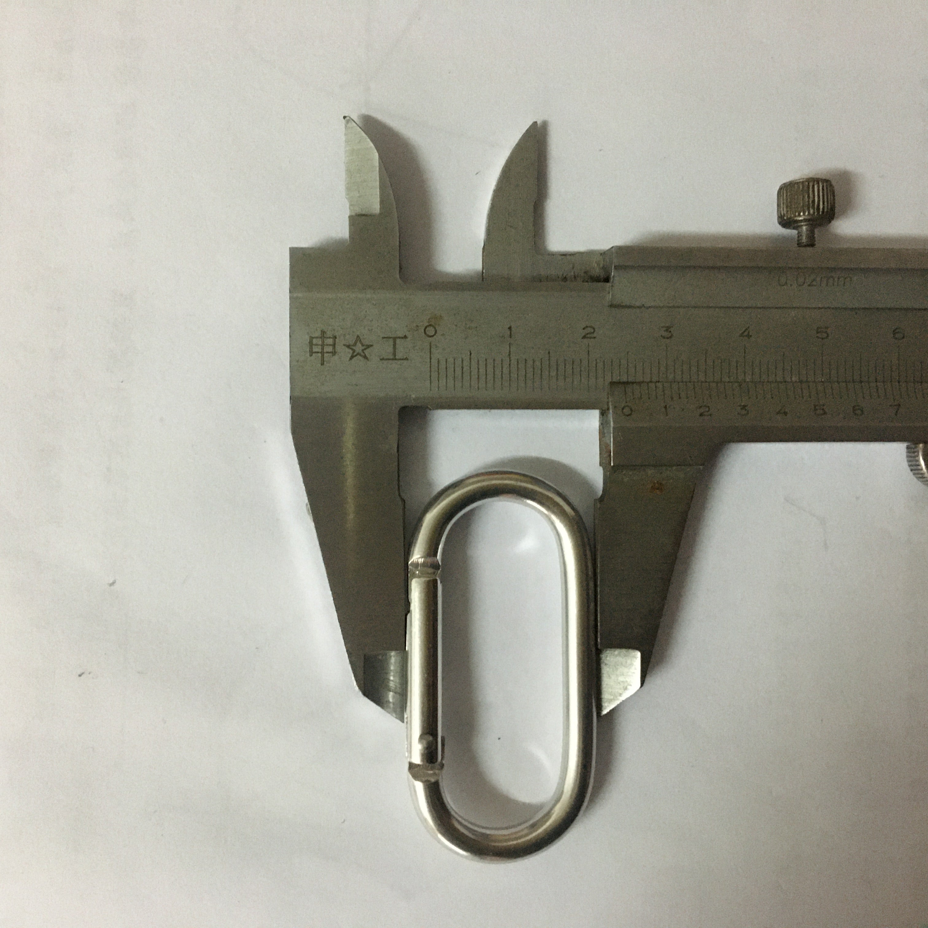 Shuokecrafts 5cm Oval Shape Aluminum Carabiner