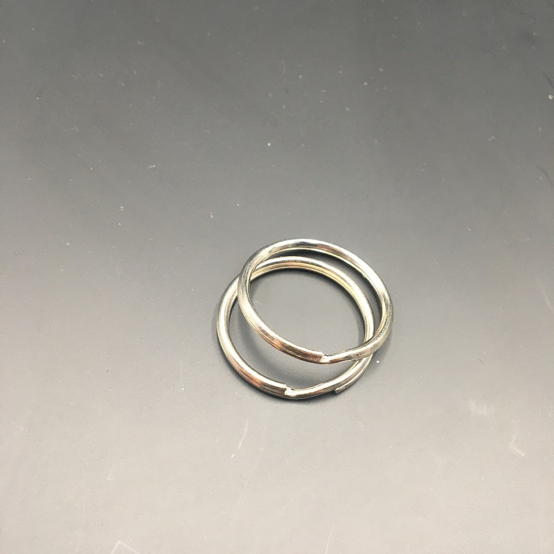 Shuokecrafts Metal Round Corner Keyring