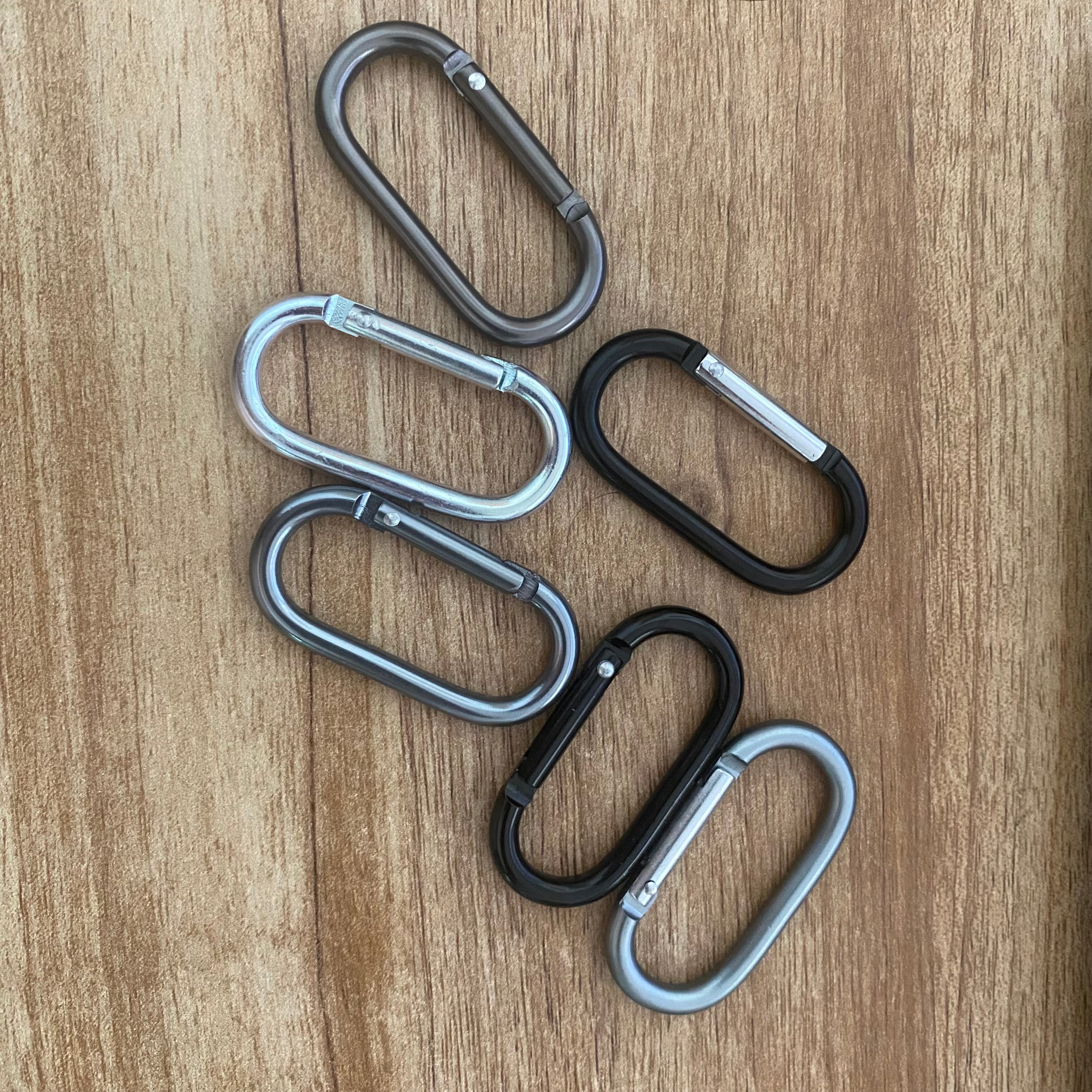 Shuokecrafts 5cm Oval Shape Aluminum Carabiner