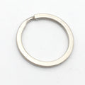 Shuokecrafts Metal Iron Flat Split Ring Keyring