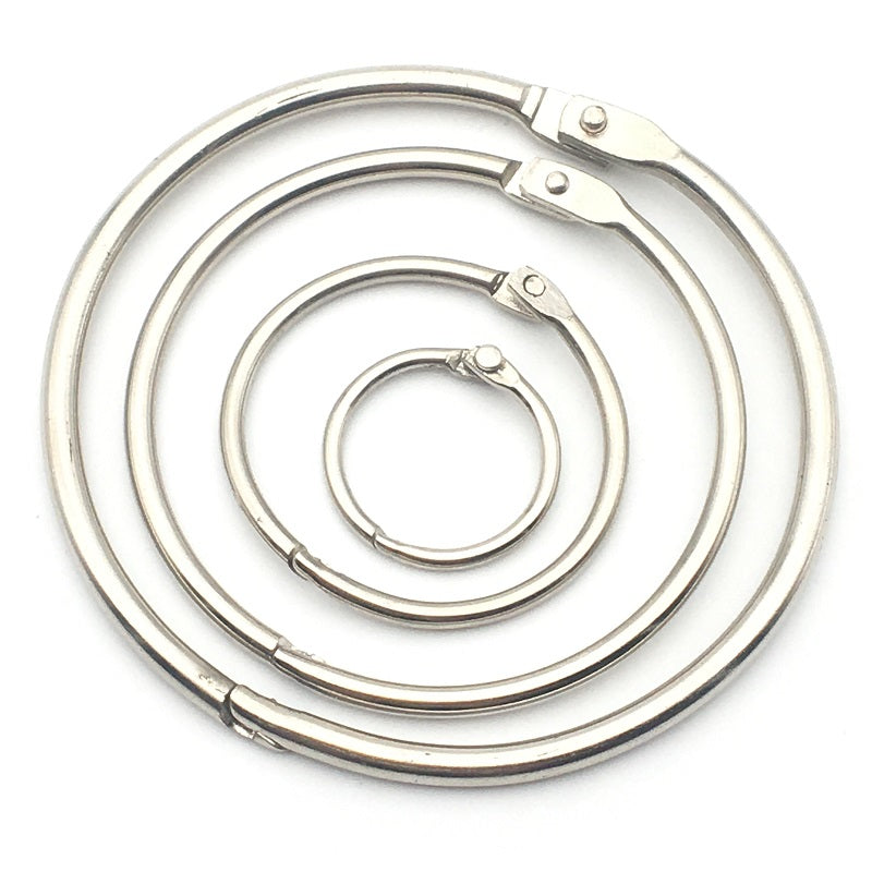 Shuokecrafts Factory Price Metal Loose Leaf Binder Ring Office Supply Book Binding Ring