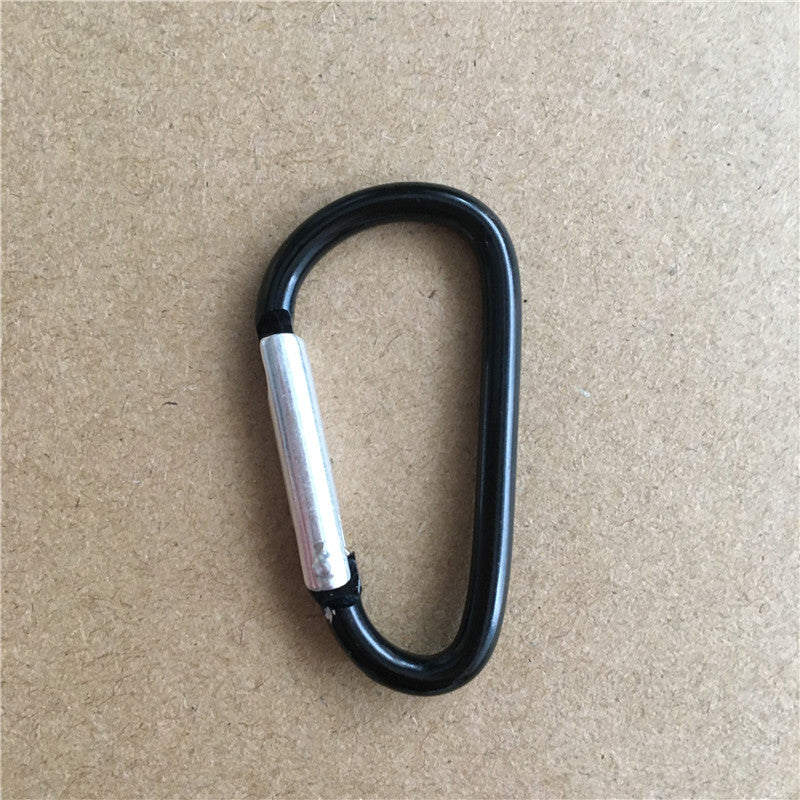Shuokecrafts D-Ring Aluminum Metal Steel Keychain Hook Karabiner Carabiner