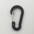 ShuoKe Gourd Shape Flat Wire Gate Small 4cm Anodized Aluminum Spring Snap Hook Climbing Carabiner