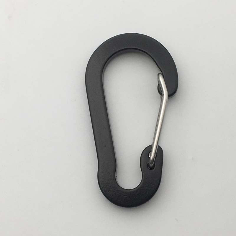 ShuoKe Gourd Shape Flat Wire Gate Small 4cm Anodized Aluminum Spring Snap Hook Climbing Carabiner