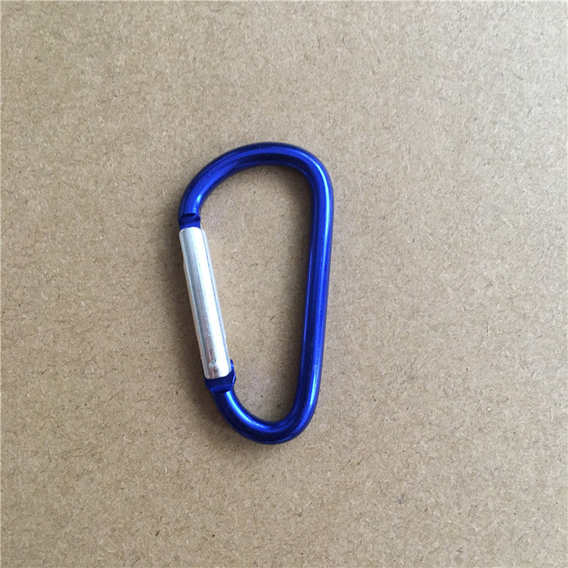 Shuokecrafts D-Ring Aluminum Metal Steel Keychain Hook Karabiner Carabiner