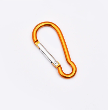 Shuokecrafts Gourd Shape Aluminum Metal Steel Keychain Hook Carabiner