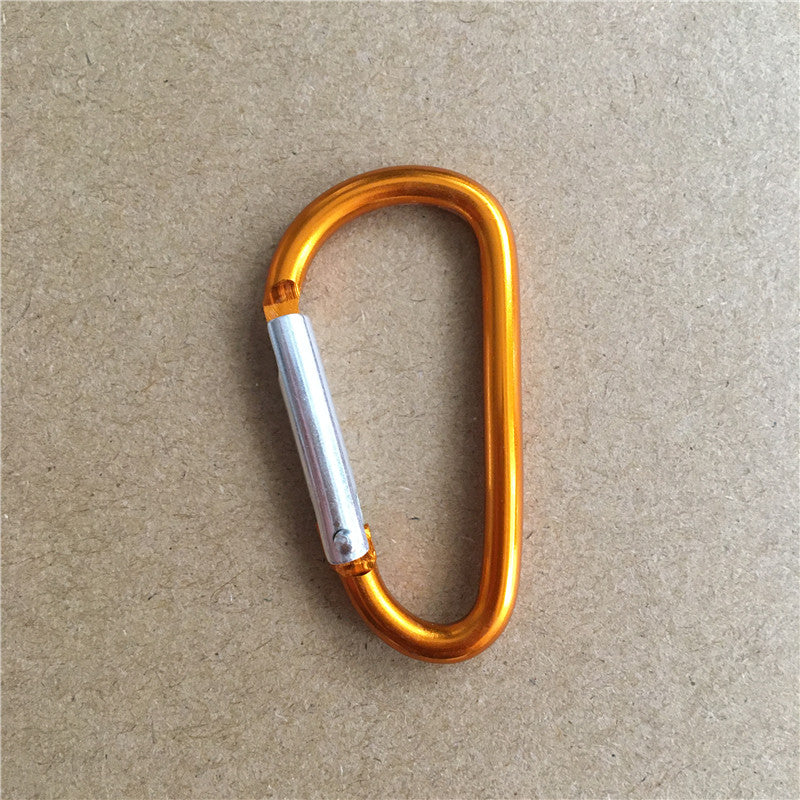 Shuokecrafts D-Ring Aluminum Metal Steel Keychain Hook Karabiner Carabiner
