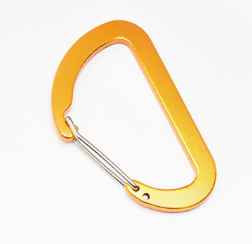Shuokecrafts 73mm 7cm 8cm D Shape Aluminum Alloy Wire Gate Carabiner