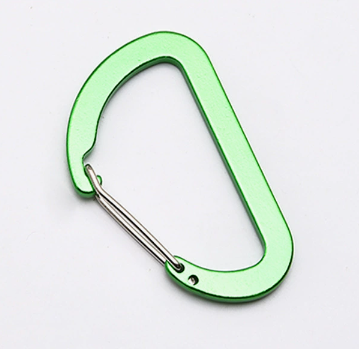 Shuokecrafts 73mm 7cm 8cm D Shape Aluminum Alloy Wire Gate Carabiner