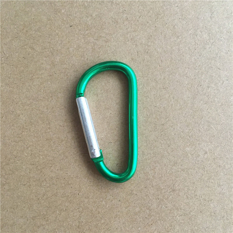 Shuokecrafts D-Ring Aluminum Metal Steel Keychain Hook Karabiner Carabiner
