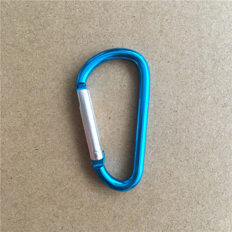 Shuokecrafts D-Ring Aluminum Metal Steel Keychain Hook Karabiner Carabiner