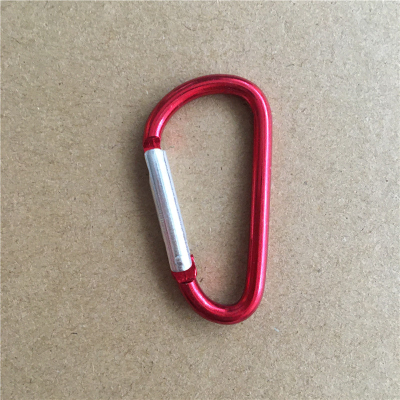 Shuokecrafts D-Ring Aluminum Metal Steel Keychain Hook Karabiner Carabiner