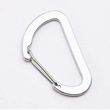 Shuokecrafts 73mm 7cm 8cm D Shape Aluminum Alloy Wire Gate Carabiner