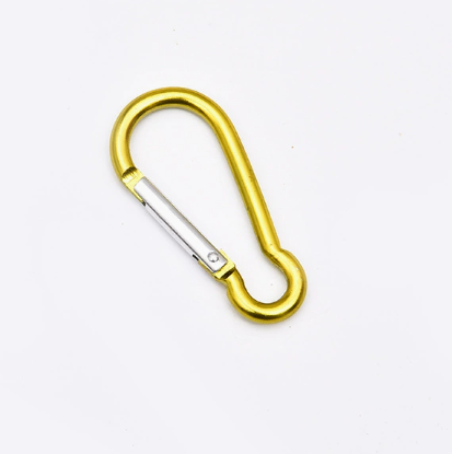 Shuokecrafts Gourd Shape Aluminum Metal Steel Keychain Hook Carabiner